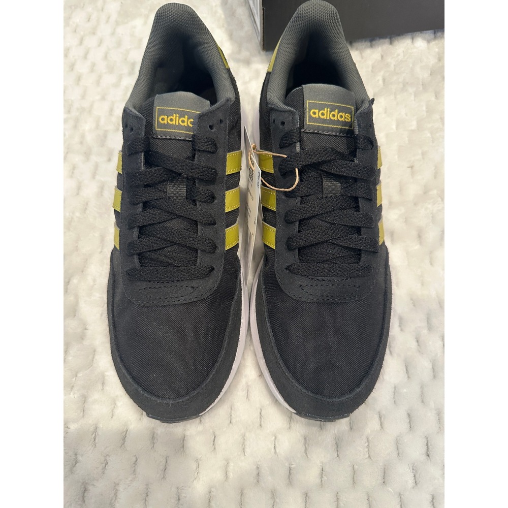 Adidas Run 60s 2.0 Womens Sneakers Black Gold GX1714 Running Shoes Size 7 - Picture 7 of 8